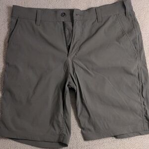 Eddie Bauer Gray Flat Front Shorts